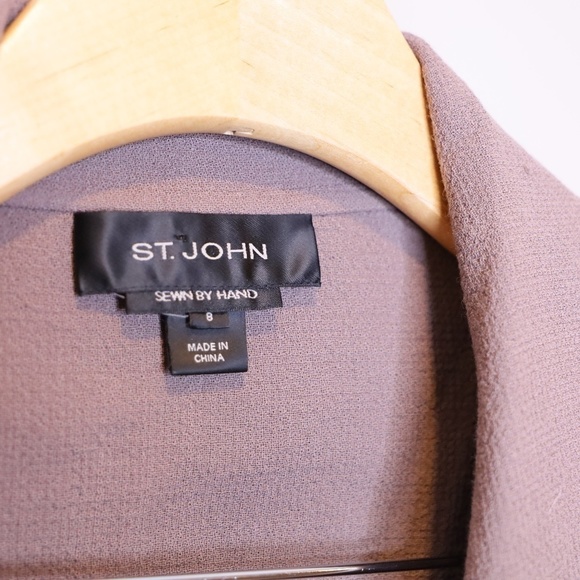 St. John Hand-Sewn Blazer (Size 8) - Picture 3 of 5
